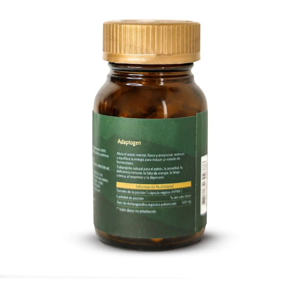 Ashwagandha 60 capsulas – Recupera tu Calma Natural y Energía Interior