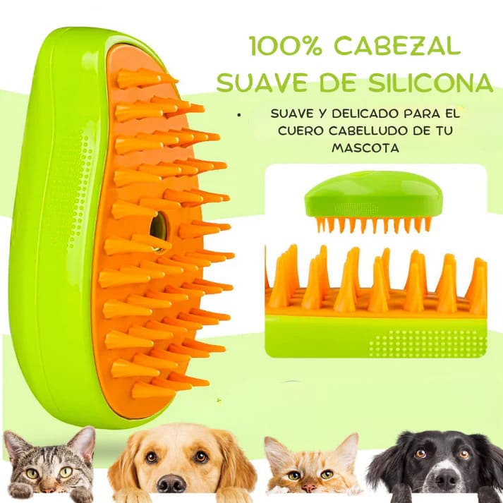 Cepillo a Vapor para Mascotas