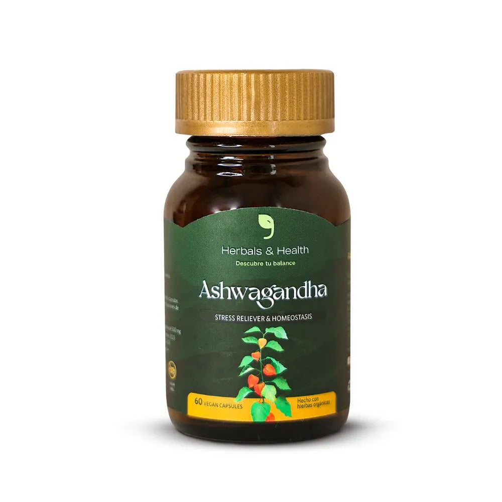 Ashwagandha 60 capsulas – Recupera tu Calma Natural y Energía Interior