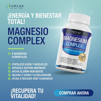 Complejo de Magnesio Ultra Potente - 60 capsulas