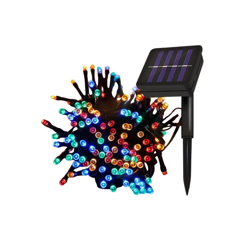 Luces solares multicolor de 20 metros