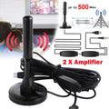 Antena HDTV Interior con Base Magnética – Alto Rendimiento