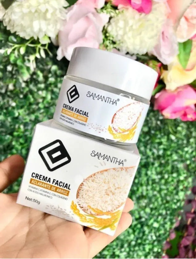 Crema Facial Aclarante de Arroz – 50 g