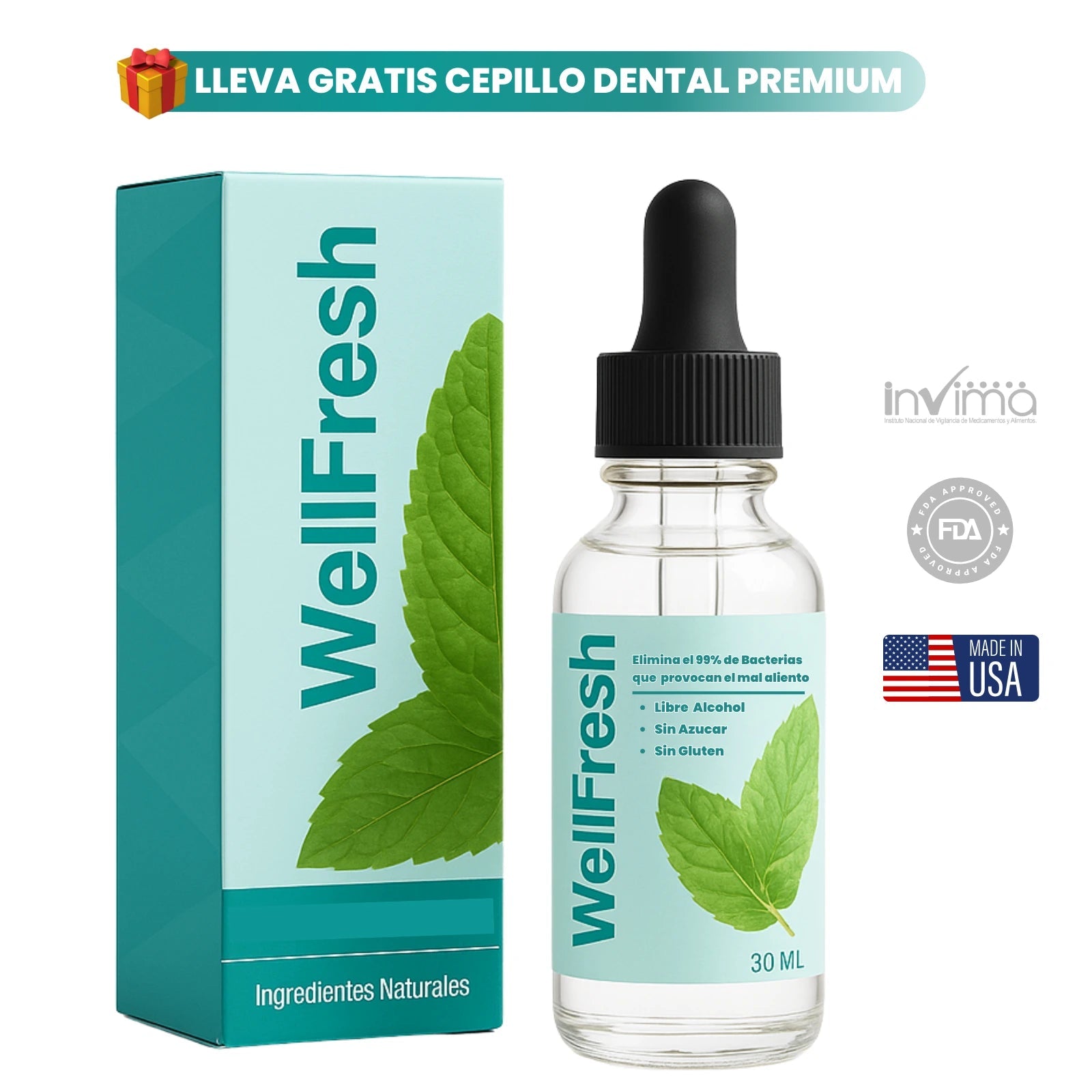Wellfresh 30 mg - Mejora tu aliento