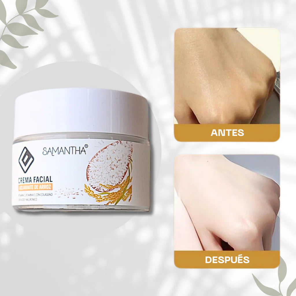 Crema Facial Aclarante de Arroz – 50 g