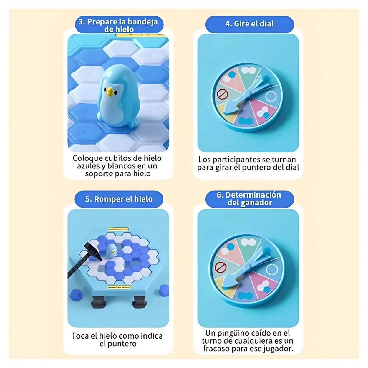 Penguin Knocking on Ice – Juego de Equilibrio y Diversion