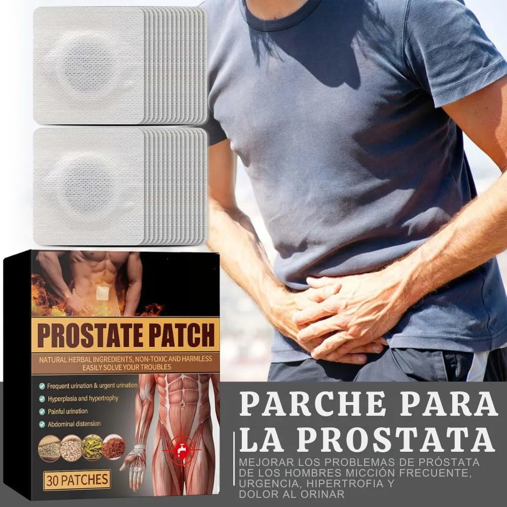 Prostate Patch – Parche Transdérmico para Bienestar Prostático