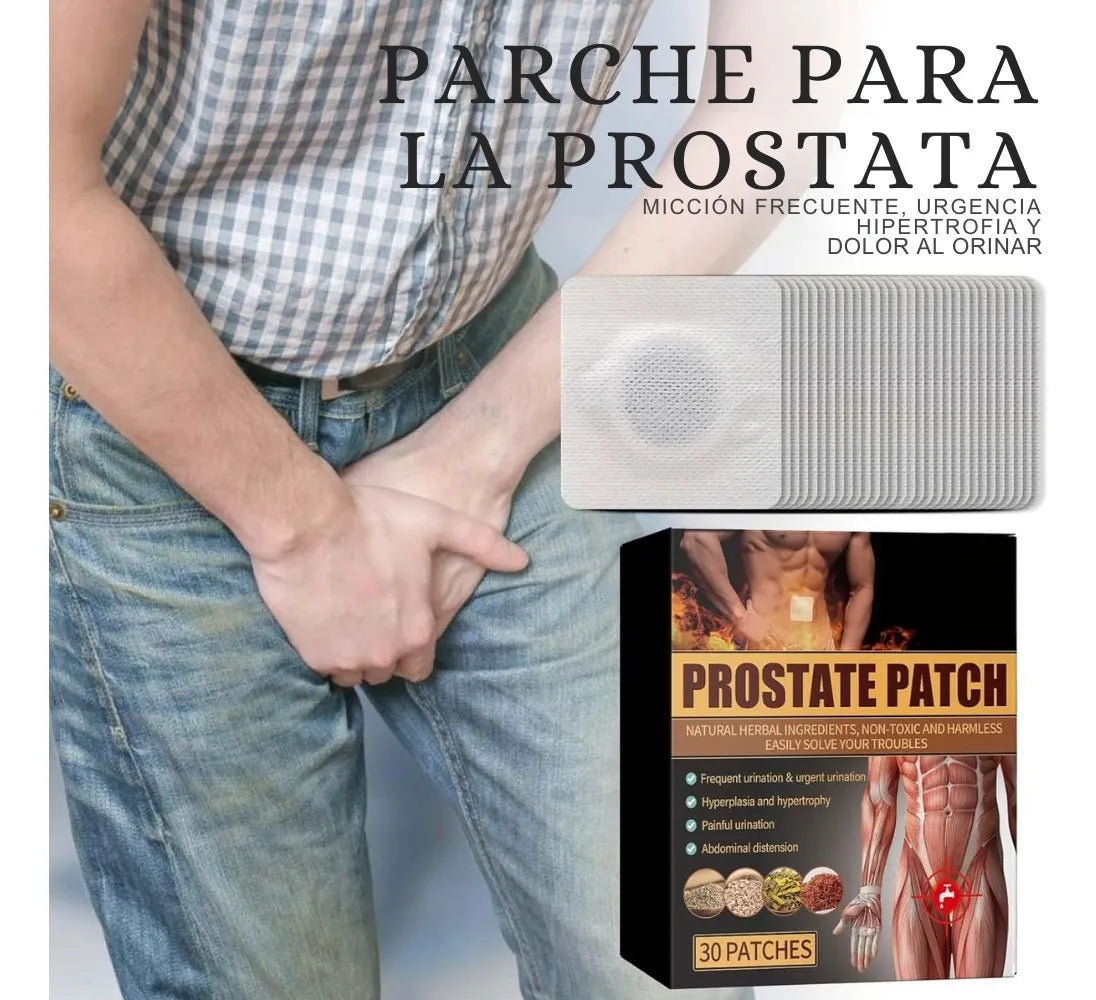 Prostate Patch – Parche Transdérmico para Bienestar Prostático