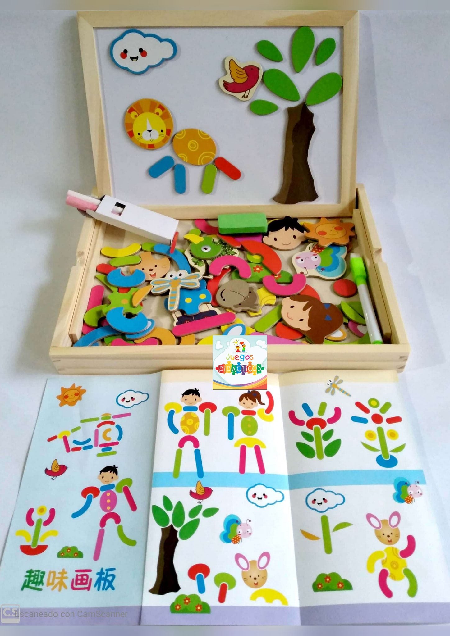 Pizarra Magnética Didáctica - 3 a 8 años