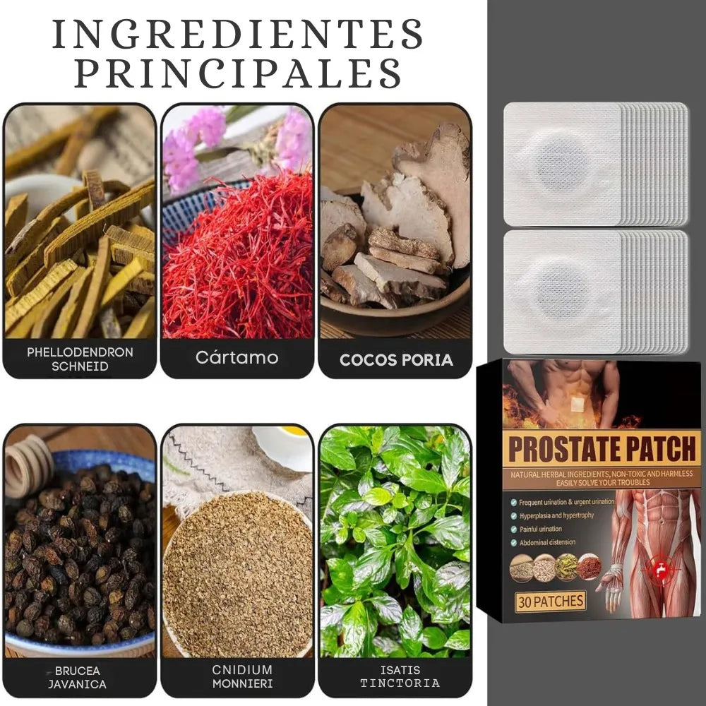 Prostate Patch – Parche Transdérmico para Bienestar Prostático