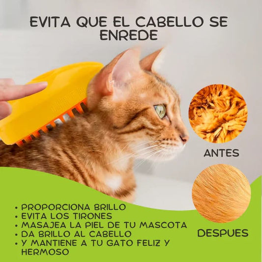 Cepillo a Vapor para Mascotas
