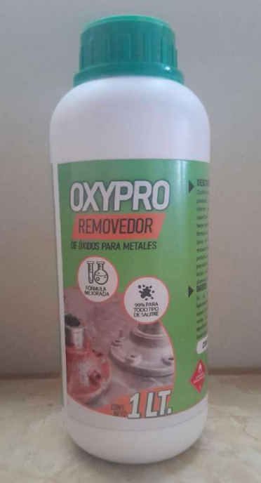 Removedor de Oxido para Metales Oxypro – Limpieza y Restauracion Profunda