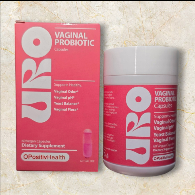 Uro - Probiotico Vaginal para Mujeres con Mezcla V-Positiv y Prebioticos XOS