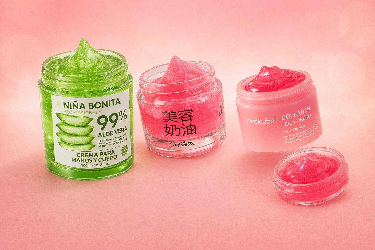 Combo Medicube GEN + Gel Aloe Vera 300g + Dragon Blood Cream