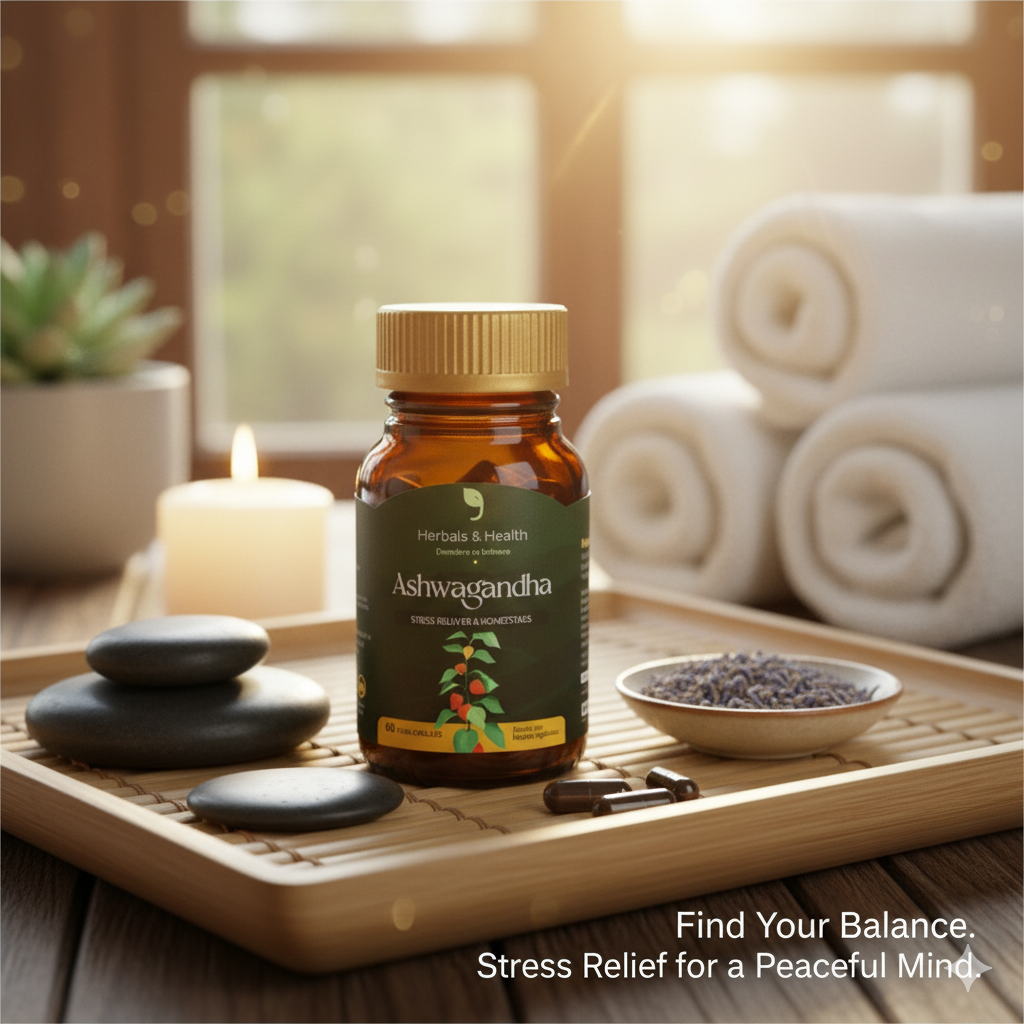 Ashwagandha 60 capsulas – Recupera tu Calma Natural y Energía Interior