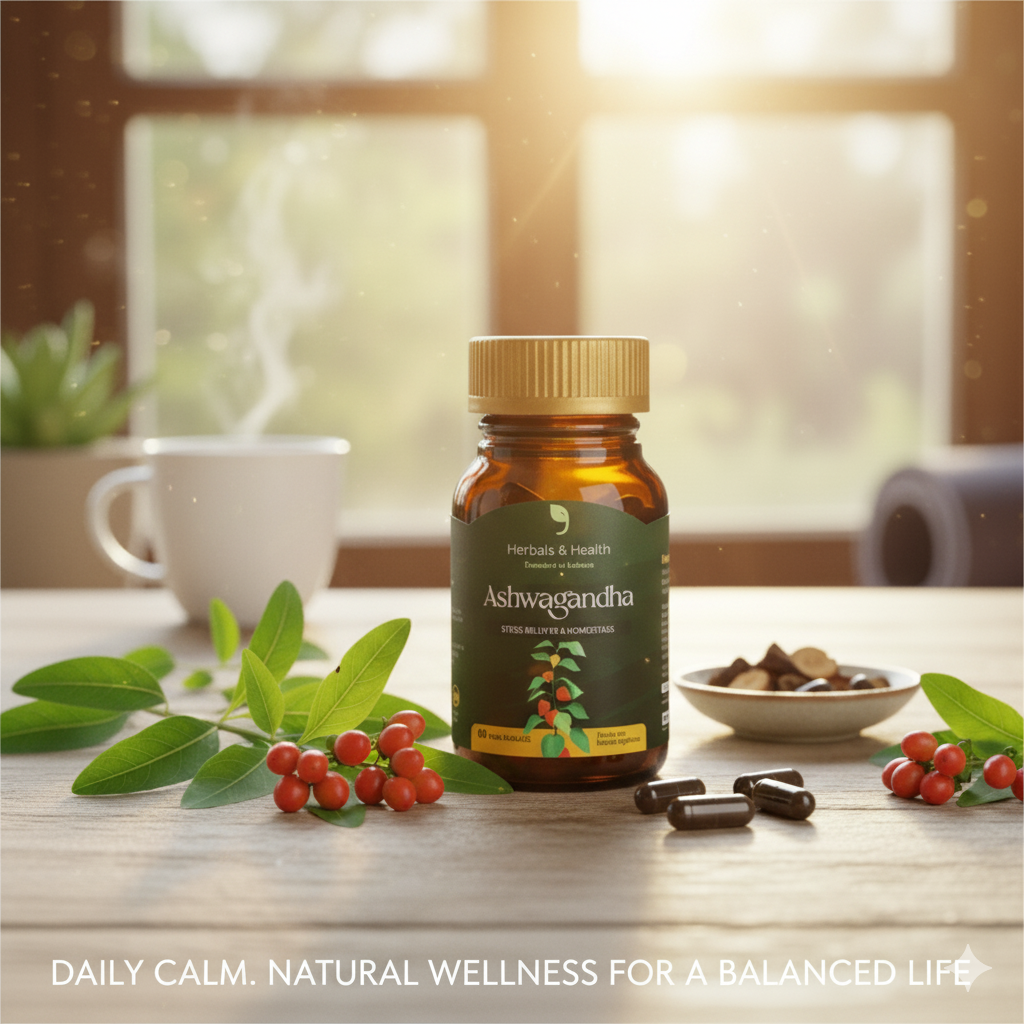 Ashwagandha 60 capsulas – Recupera tu Calma Natural y Energía Interior