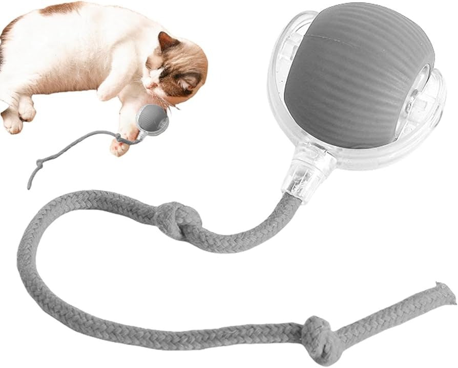 Pelota Interactiva para Mascota con Soga – Juguete Inteligente