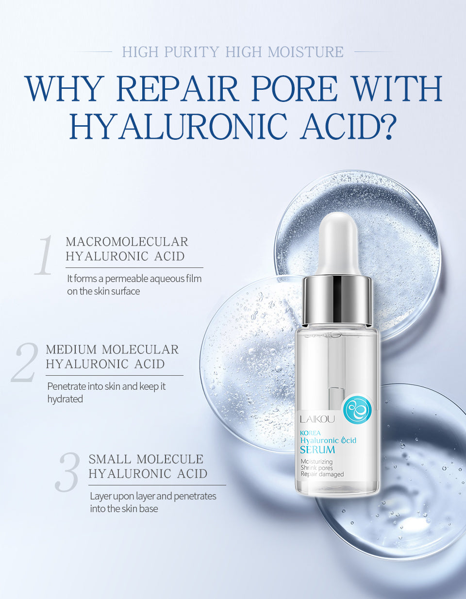 Laikou GE - Serum de Acido Hialuronico 15 ml