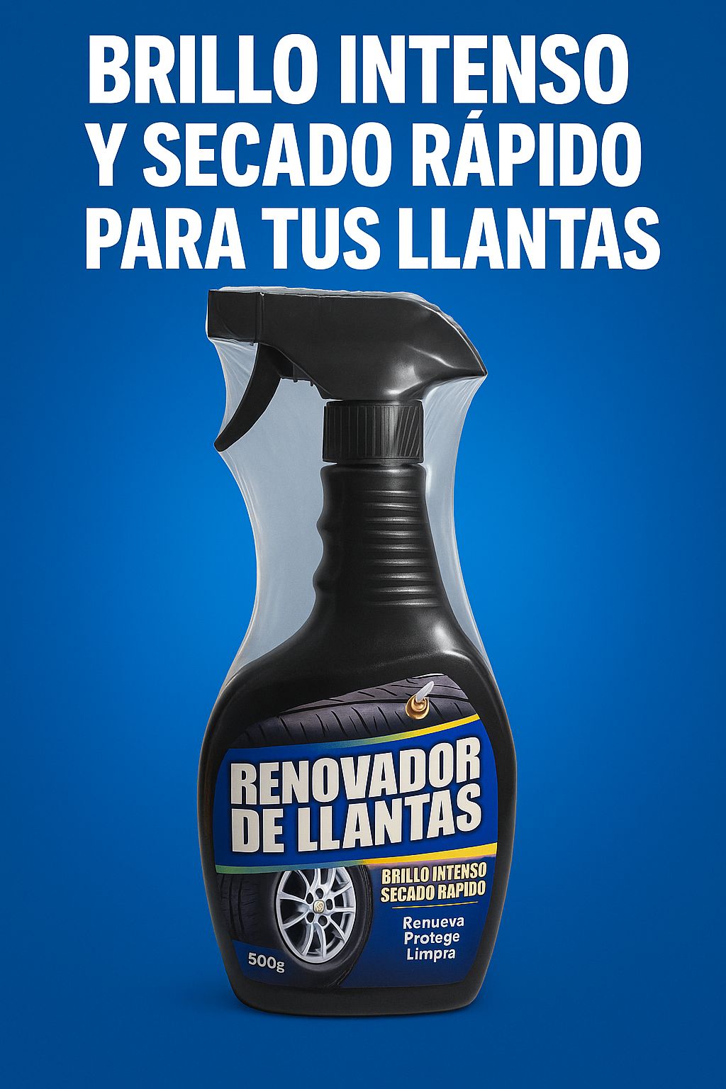 Renovador de Llantas 500 g – Brillo Intenso en Minutos