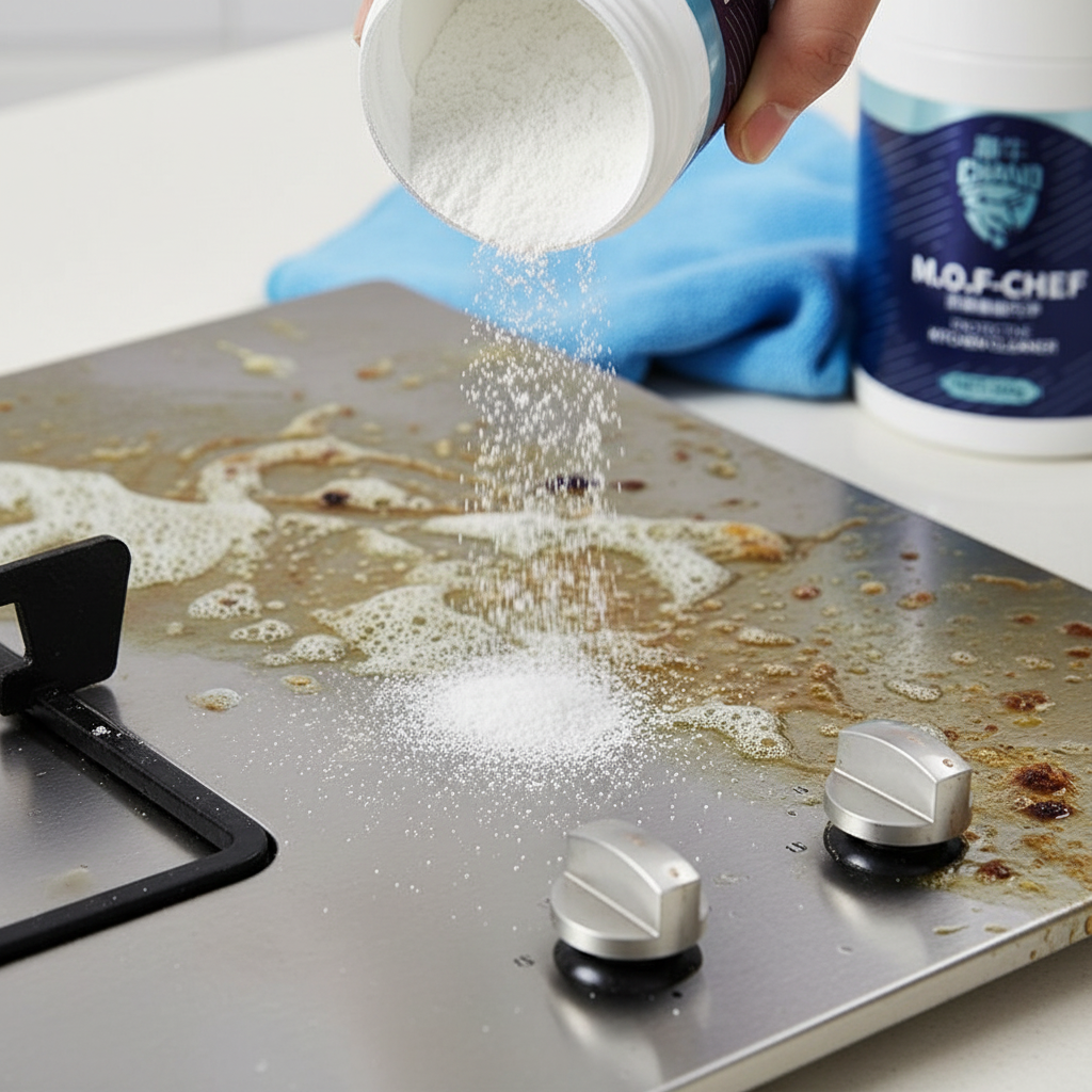 Aplicación del desengrasante