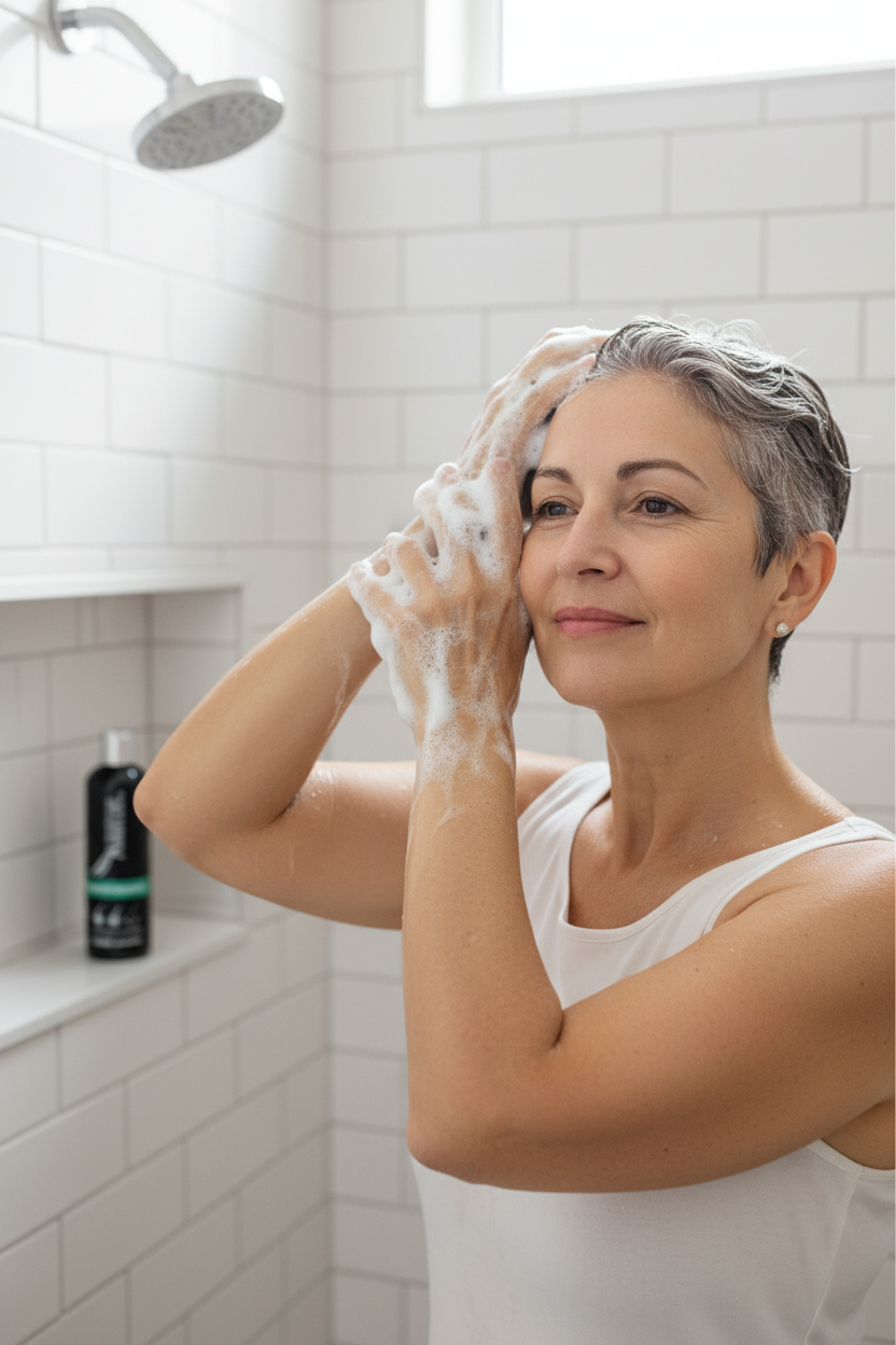 Aplicación en ducha