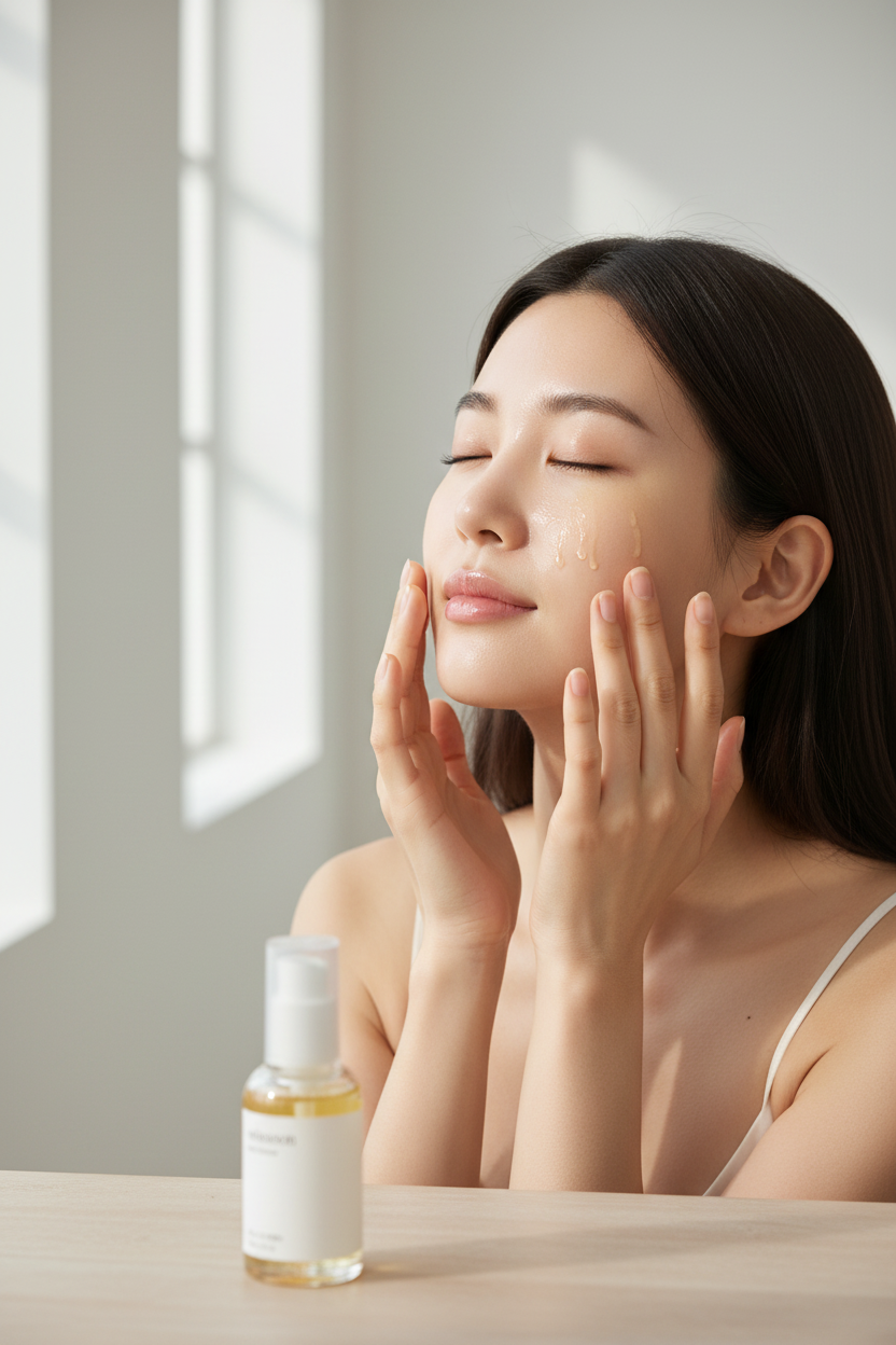 Aplicación en rostro