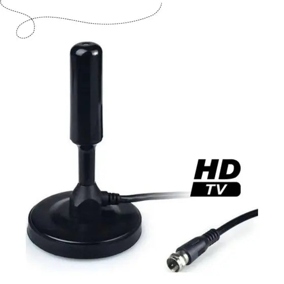 Antena HDTV Interior con Base Magnética – Alto Rendimiento