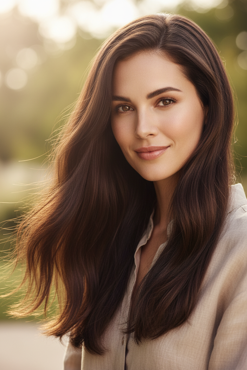 Cabello brillante y saludable