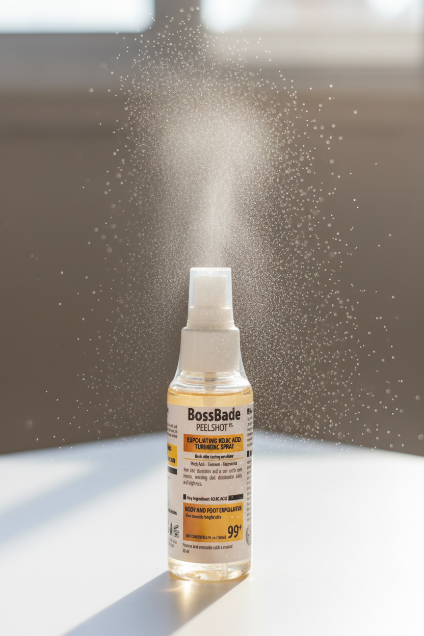 Close up botella spray