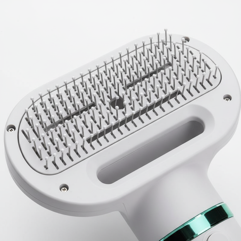 Detalle de cerdas y salida de aire