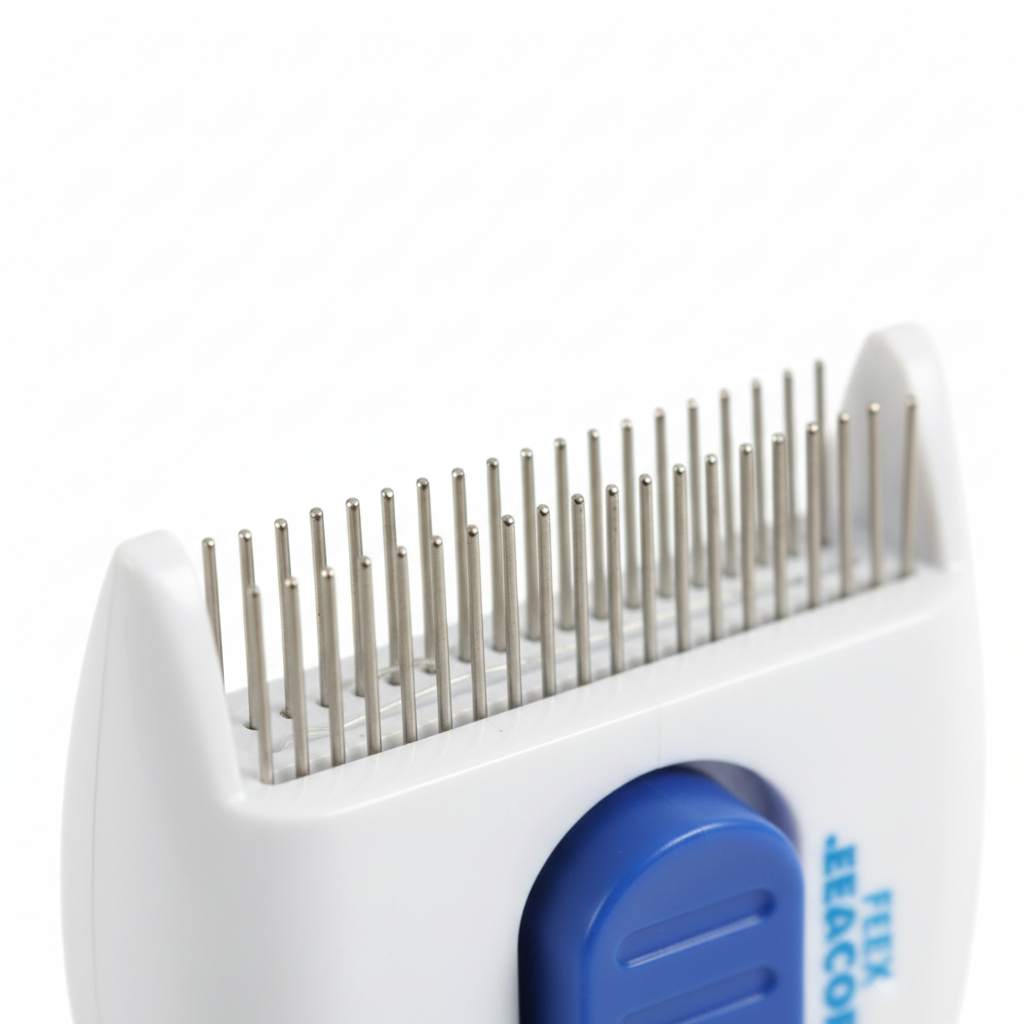 Detalle de dientes del peine