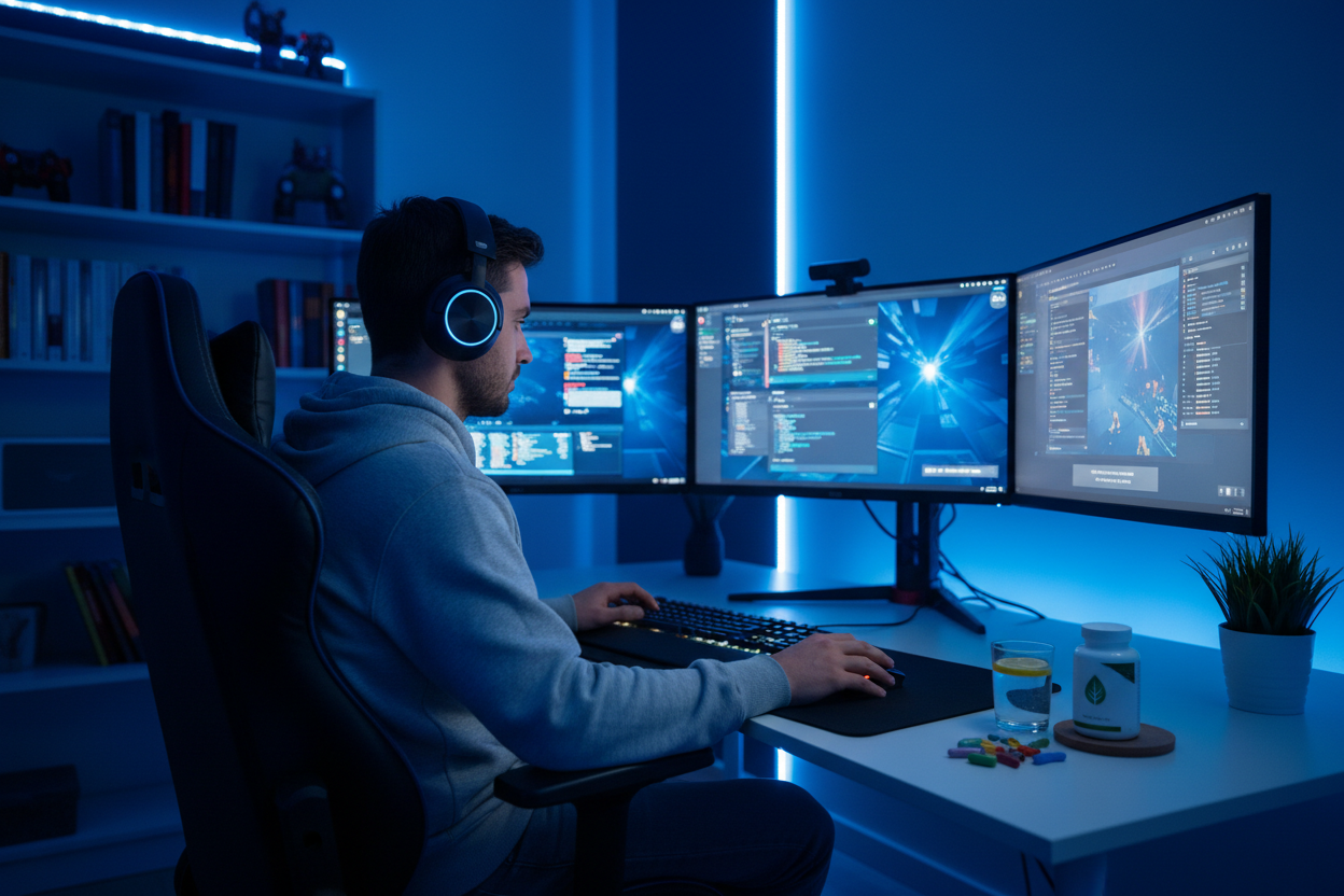 Gamer estudiante