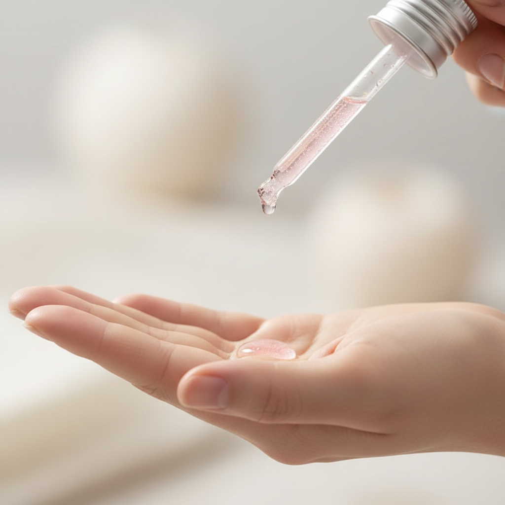 Gotero con textura del suero