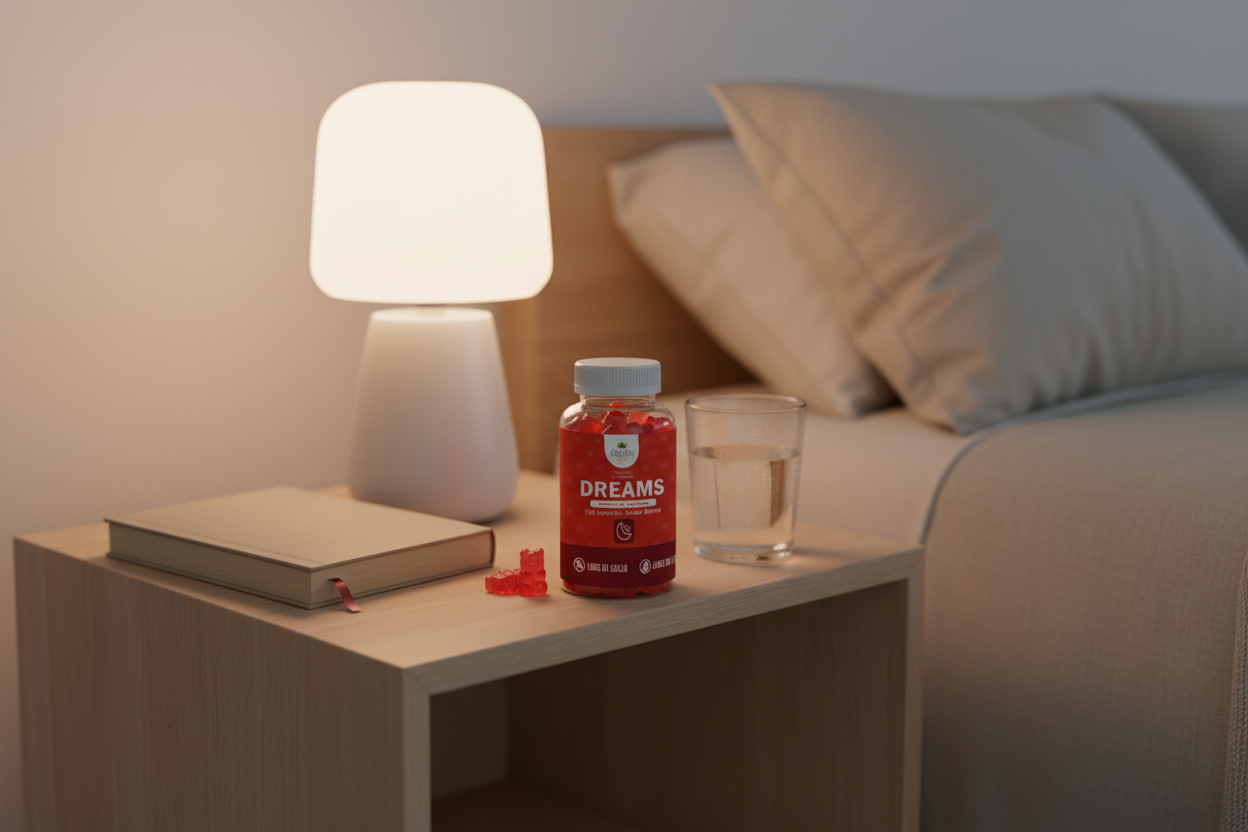 Mesa de noche con rutina