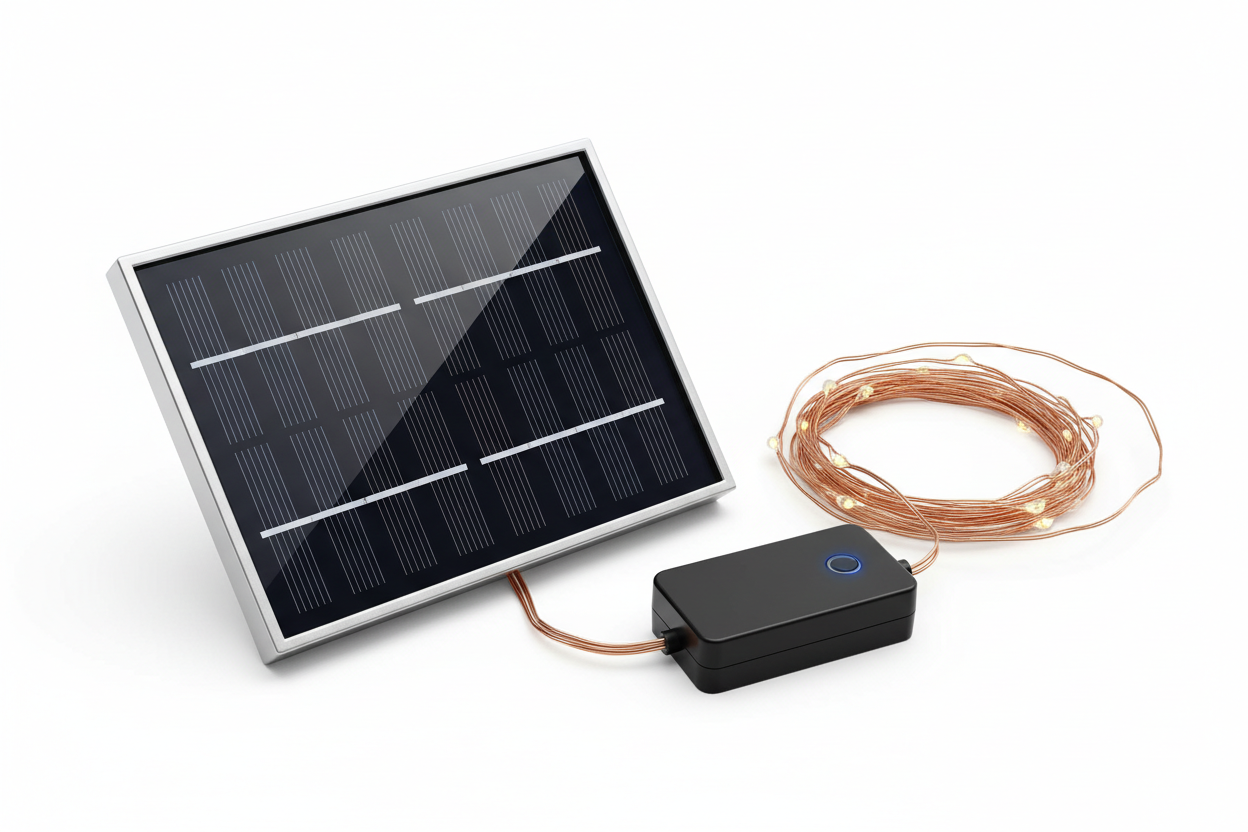 Panel solar close-up