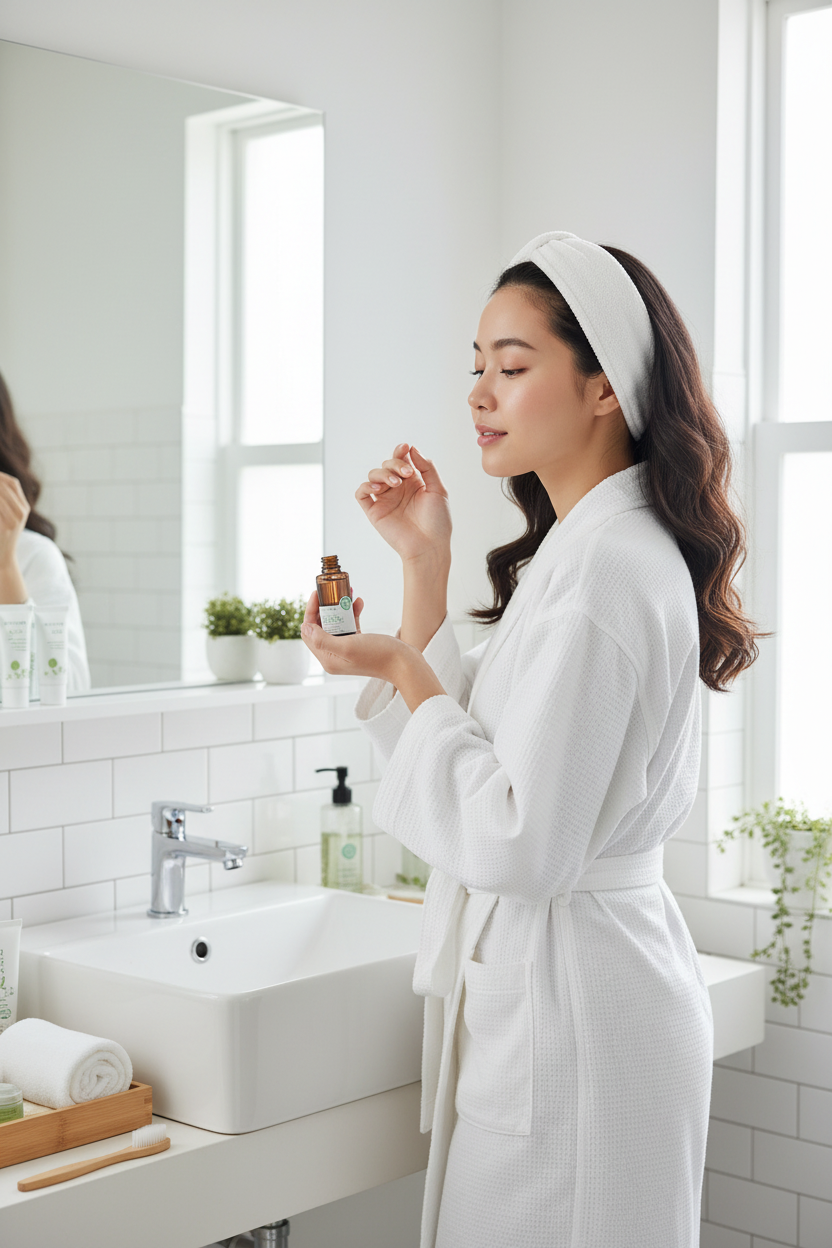 Rutina de skincare natural