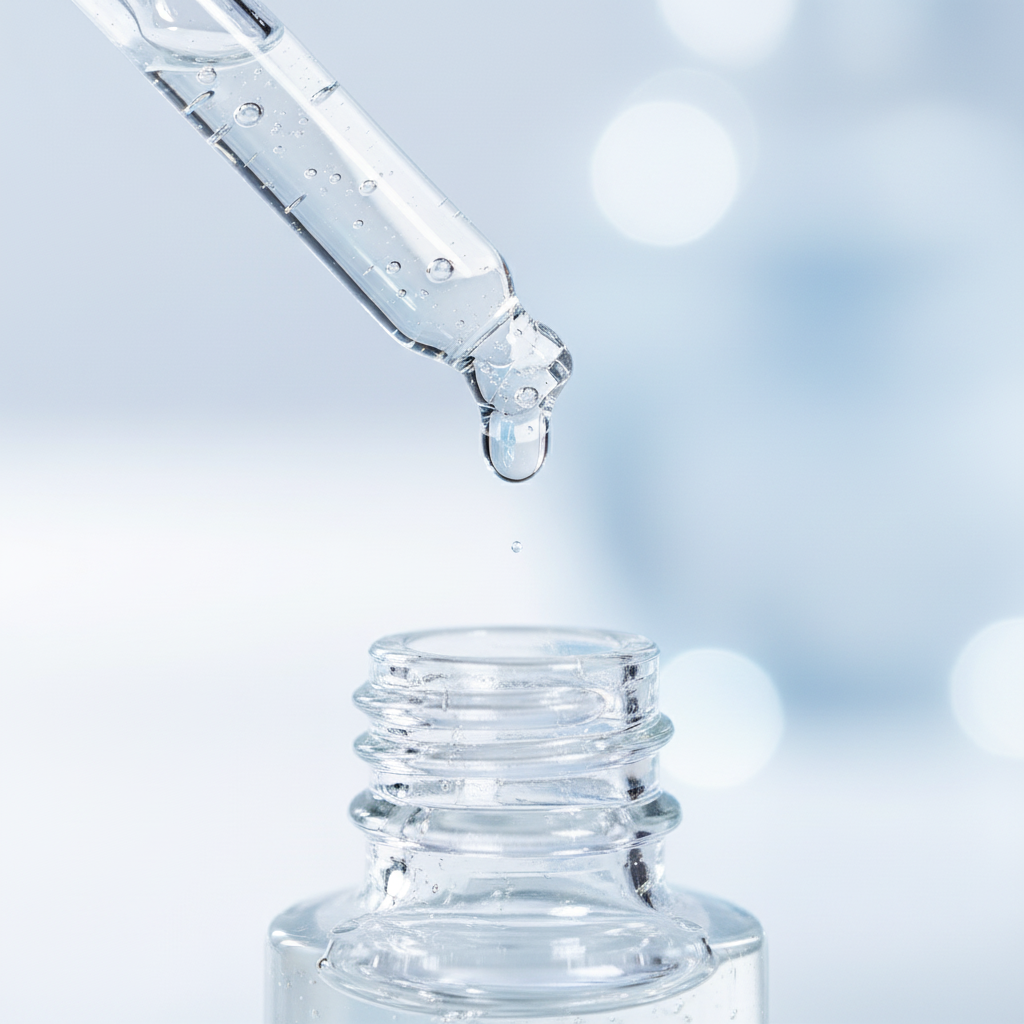 Textura líquida transparente